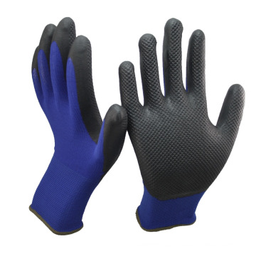 NMSAFETY guantes antideslizantes recubiertos de nitrilo